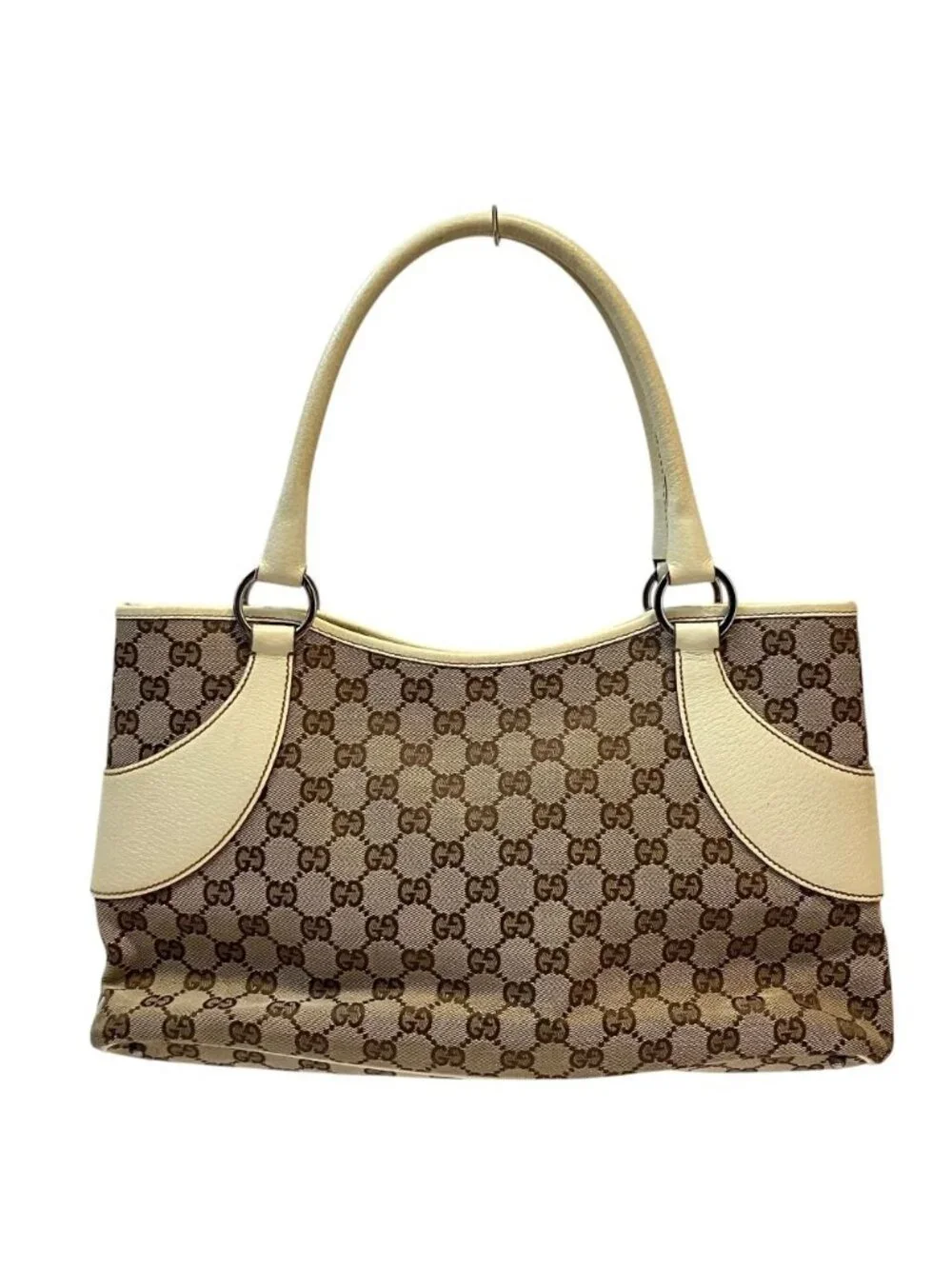 Gucci GG Canvas Tote Bag Beige